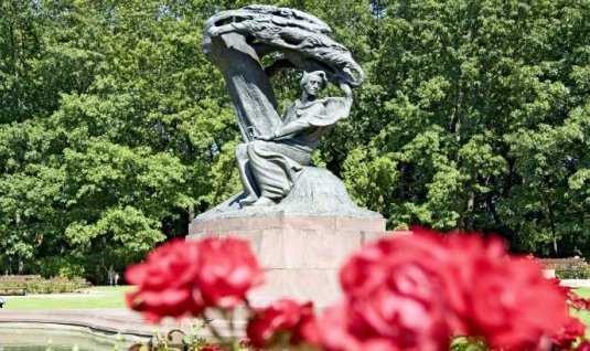 Warschau - Chopins Denkmal
